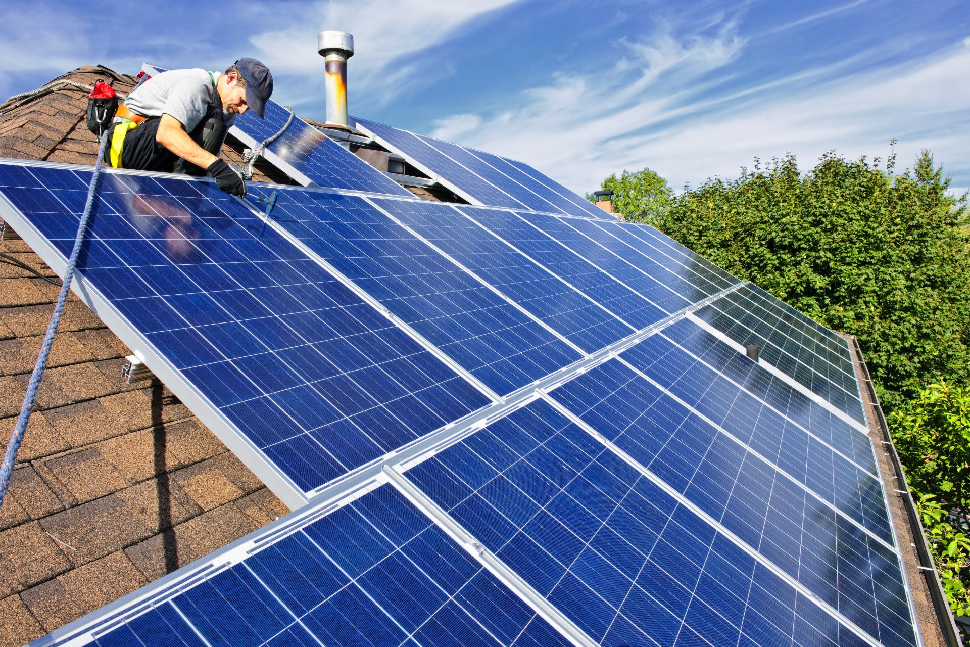 Is the Solar Company able to provide references and examples of solar installations they have completed?
